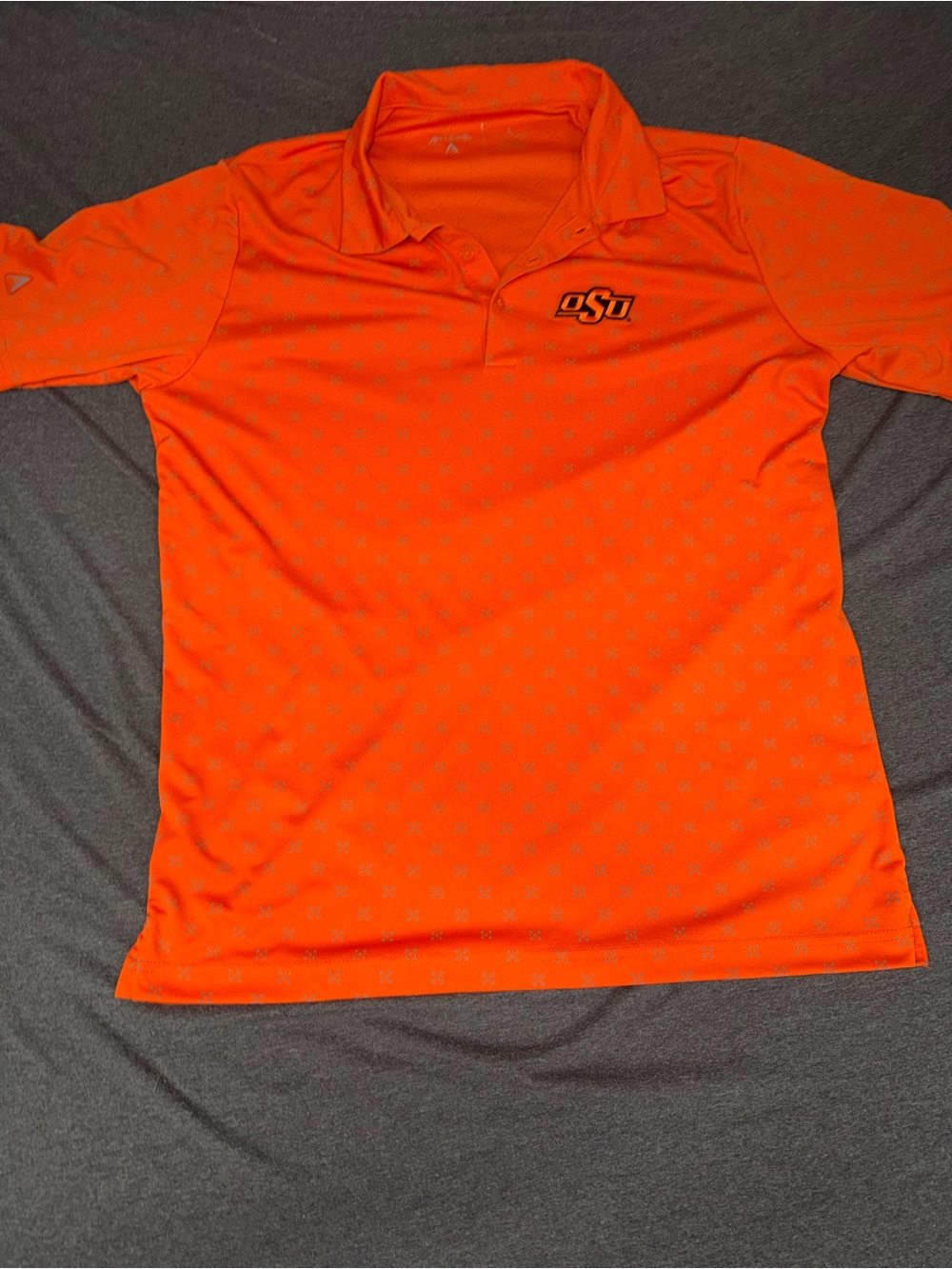 Antigua Orange OSU Logo Polo